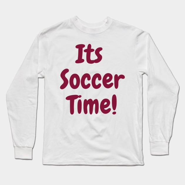 fifa World Cup 2022 Qatar | its soccer time Long Sleeve T-Shirt by OverNinthCloud